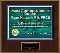 award-Compassionate-Doctor-2012-Dr-Maan-Kattash-plastic-surgeon